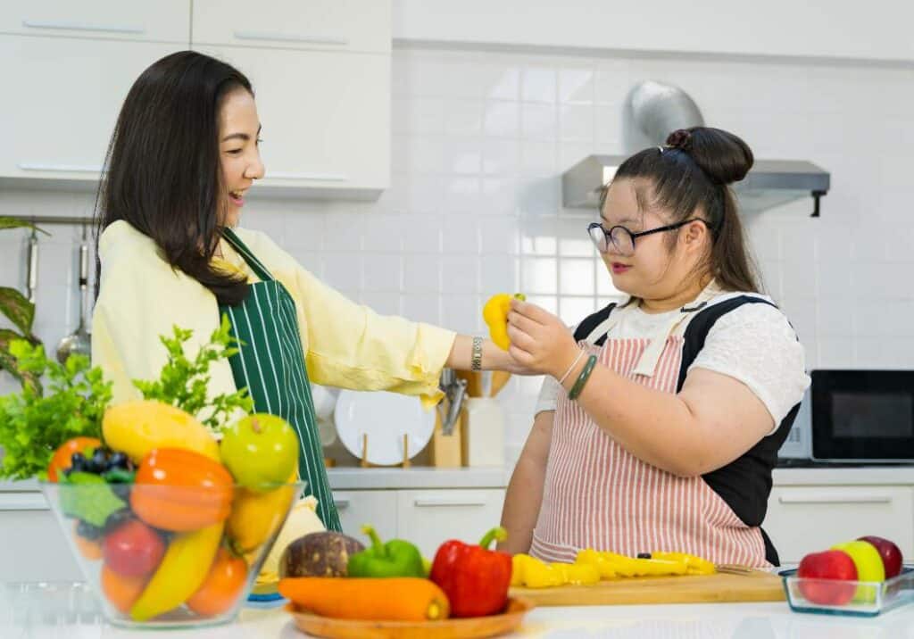 t people with Down syndrome have a higher risk of obesity and developing Alzheimer’s disease, it’s important to act and promote healthier lifestyles considering prevention